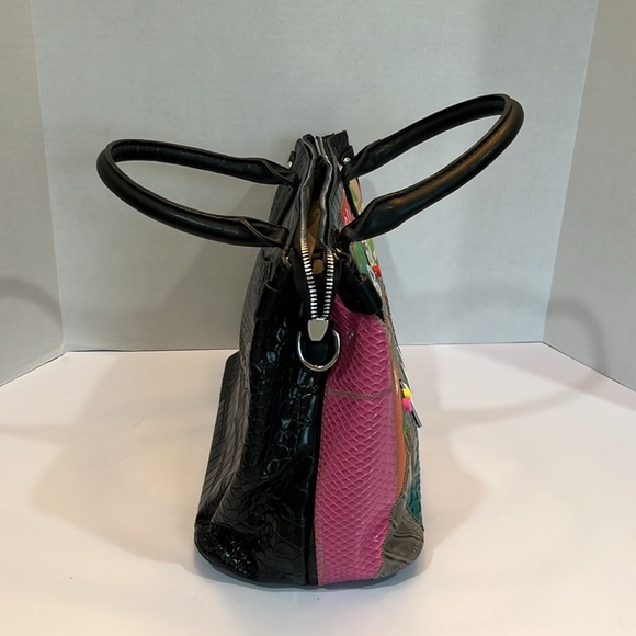 Colorful Portofino Women's Bag NWOT multi color quilted pattern - Picture 4 of 13